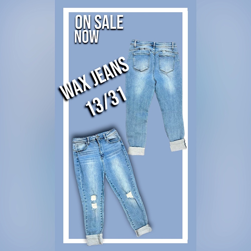 Wax jeans butt, I love you